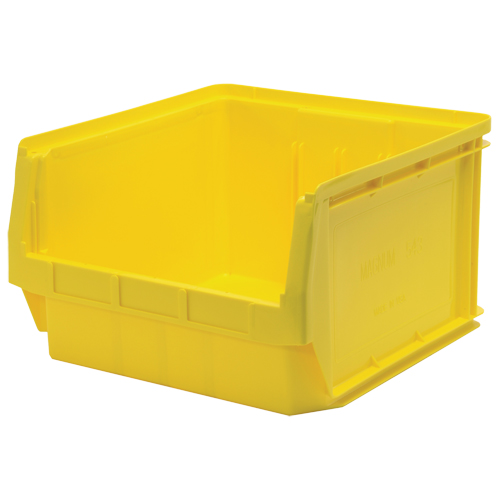 Giant Stacking Containers, 18.375" W x 19.75" D x 11.875" H, Yellow Helyx Safety & Industrial Supplies