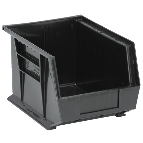 Ultra Stack & Hang Bin, 8-1/4" W x 7" H x 10-3/4" D, Black Helyx Safety & Industrial Supplies