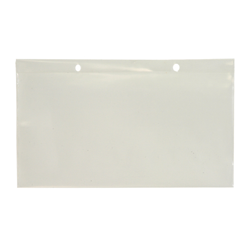Support clair pour &eacute;tiquette, &agrave; pression, 5" lo x 8" la Helyx Safety & Industrial Supplies