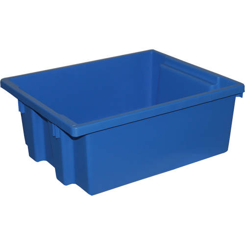 Contenants De Rangement Stack-N-Nest, 6" x 15,25" x 12,25", Bleu Helyx Safety & Industrial Supplies