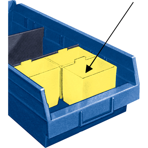 Bacs de rangement pour tablettes - Compartiments Helyx Safety & Industrial Supplies