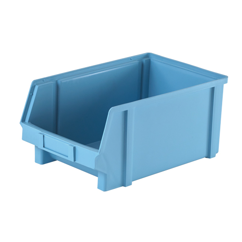 Plastibox&reg; Parts Bin, 8-1/10" W x 6" H x 12-4/5" D, Blue Helyx Safety & Industrial Supplies