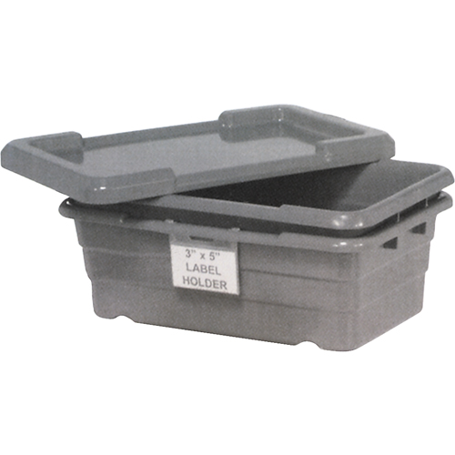 Cross Stack Bins, 16" W x 25.125" D x 8.5" H, Grey Helyx Safety & Industrial Supplies