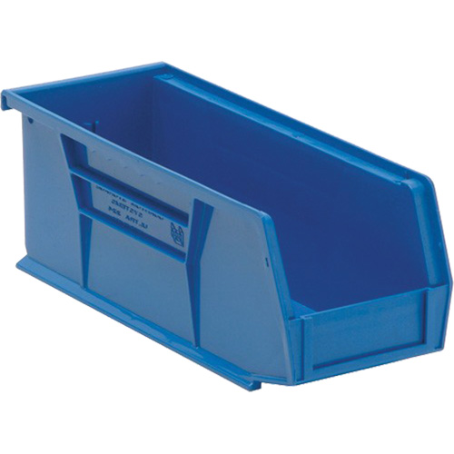 Ultra Stack & Hang Bin, 4-1/8" W x 4" H x 10-7/8" D, Blue Helyx Safety & Industrial Supplies