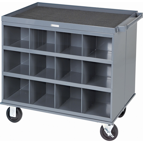 Postes/chariots de travail robustes &agrave; 2 c&ocirc;t&eacute;s, 1000 lb Capacit&eacute;, 34" x la, 32" x ha, 24" p, Enti&egrave;rement soud&eacute; Helyx Safety & Industrial Supplies