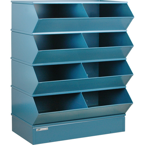 Syst&egrave;mes sectionnels &agrave; assembler, Cap. 5000 lb, 37" la x 24" p x 44" h, Bleu Helyx Safety & Industrial Supplies