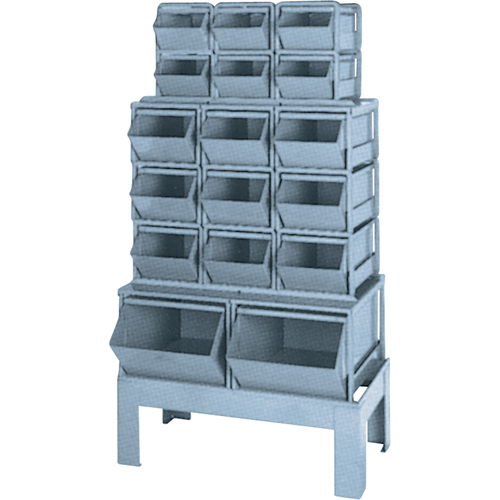 Pre-Engineered Bin Combination, 1000 lbs. Cap., 33-1/2" W x 19 1/2" D x 54-1/4" H, Blue Helyx Safety & Industrial Supplies