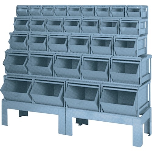 Pre-Engineered Bin Combinations, 1000 lbs. Cap., 68" W x 19-1/2" D x 55 1/4" H, Blue Helyx Safety & Industrial Supplies