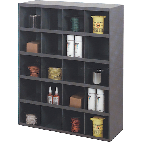 Armoires pour bacs de rangement, Acier, 20 tiroirs, 33-3/4" x 12" x 42", Gris Helyx Safety & Industrial Supplies
