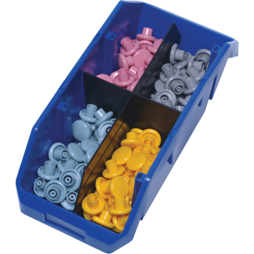 Boîtes &agrave; ramassage rapide "Quick Pick", 5" x 6,625" x 12-1/2", Bleu Helyx Safety & Industrial Supplies