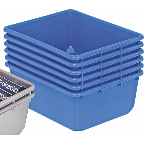 Contenants emboîtables QuanTub, 19" la x 24,5" p x 9,5" h, Bleu Helyx Safety & Industrial Supplies
