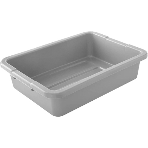 Boîtes utilitaires - Gris, 5" ha x 15" p x 20" lo, Plastique, Gris Helyx Safety & Industrial Supplies