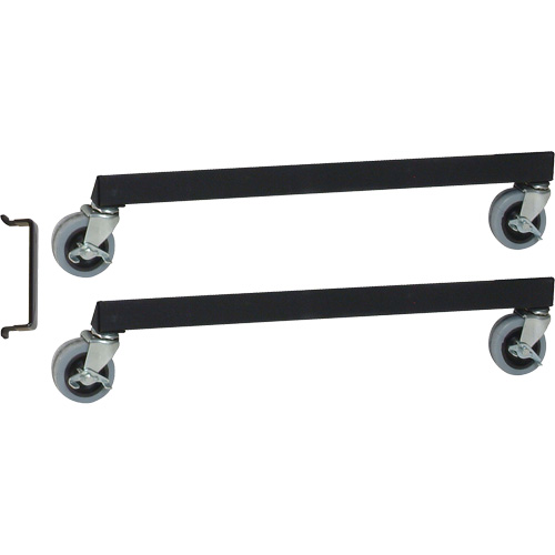 Interlocking Storage Cabinet Floor Stand Mobilizing Kit Helyx Safety & Industrial Supplies