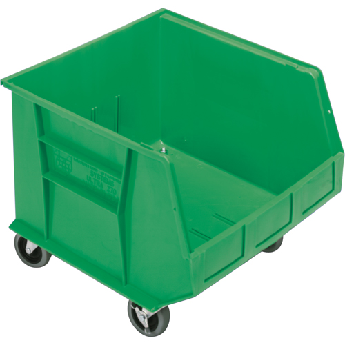 Bac mobile, 14" ha x 16-1/2" la x 18" p, Capacit&eacute; de 75 lb, Vert Helyx Safety & Industrial Supplies
