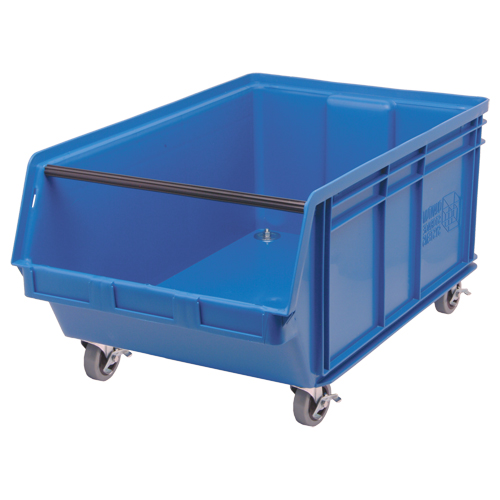 Bac mobile MAGNUM, 14-7/8" ha x 18-3/8" la x 29" p, Capacit&eacute; de 150 lb, Bleu Helyx Safety & Industrial Supplies