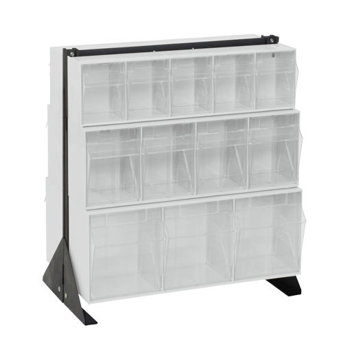 Support pour bacs basculants, 23-5/8" la x 16" p x 28" h, 24 tiroirs Helyx Safety & Industrial Supplies