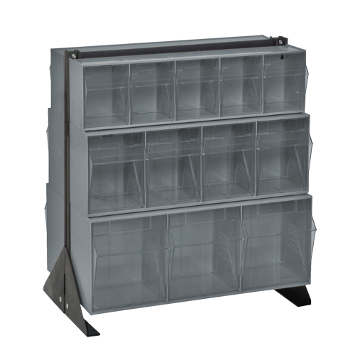Support pour bacs basculants, 23-5/8" la x 16" p x 28" h, 24 tiroirs Helyx Safety & Industrial Supplies