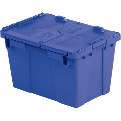 Flipak&reg; Polyethylene Plastic (PE) Distribution Containers, 15.2" x 10.9" x 9.7", Blue Helyx Safety & Industrial Supplies