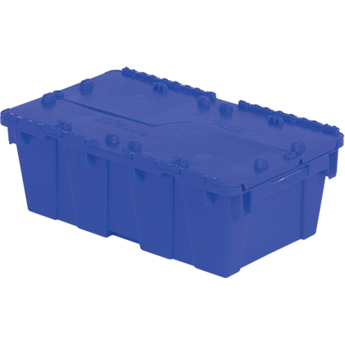 Contenants de distribution Flipak en plastique poly&eacute;thyl&egrave;ne (PE), 19,7" x 11,8" x 7,3", Bleu Helyx Safety & Industrial Supplies