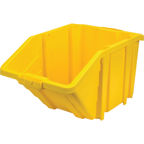 Bac g&eacute;ant en plastique, 15-1/2" la x 13" H x 25" p, Jaune, Capacit&eacute; 200 lb Helyx Safety & Industrial Supplies