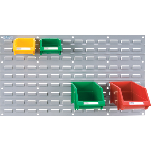 Panneau perfor&eacute; en m&eacute;tal pour bacs, 32 bacs, 36" la x 1/8" p x 19" h Helyx Safety & Industrial Supplies