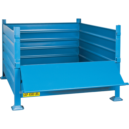 Contenants de vrac empilables, 30" ha x 34,5" la x 40,5" p, Capacit&eacute; de 4500 lb Helyx Safety & Industrial Supplies