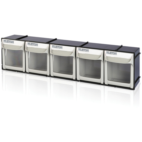 Heavy-Duty Tilt Bin, 23-1/2" W x 4" D x 5-7/8" H, 5 Drawers Helyx Safety & Industrial Supplies