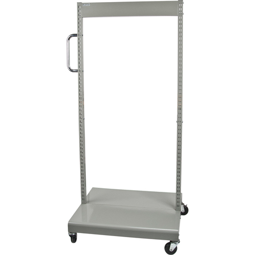 Mobile Tilt Bin Rack - Cart Only, Double-sided, 26-1/4" W x 22" D x 57-1/2" H Helyx Safety & Industrial Supplies