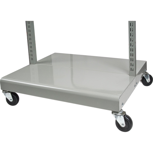 Mobile Tilt Bin Rack - Cart Only, Double-sided, 26-1/4" W x 22" D x 57-1/2" H Helyx Safety & Industrial Supplies