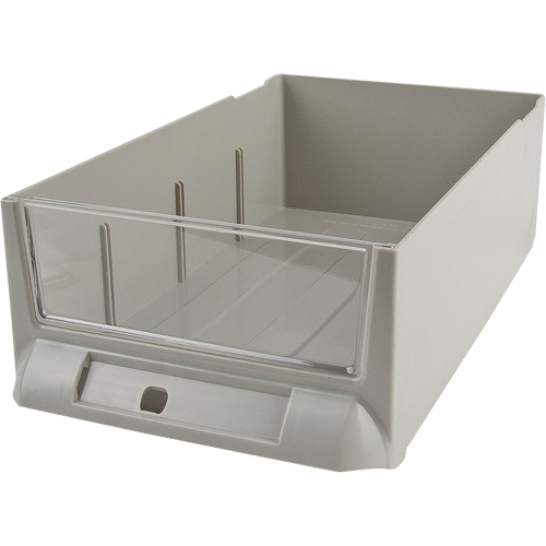 Replacement Drawer for KPC-200 Parts Cabinets, Plastic, 5-3/8" W x 9-13/16" D x 3-3/10" H, Grey Helyx Safety & Industrial Supplies
