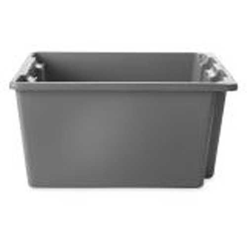 Caisse-palette empilable et emboîtable, 10" x 15,5" x 19,5", Gris Helyx Safety & Industrial Supplies