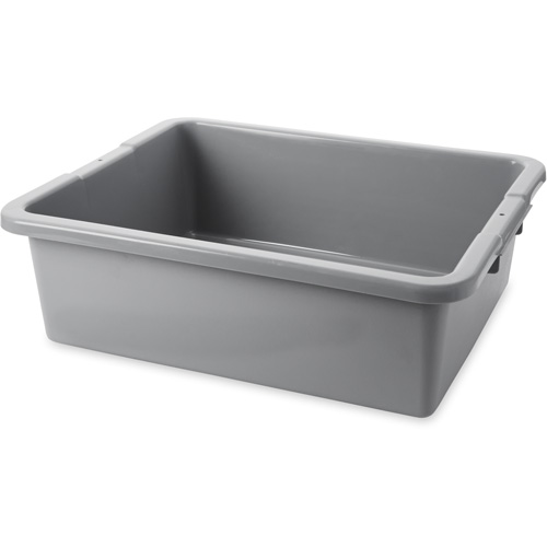 Contenant utilitaire sans compartiments, 7" ha x 21,5" p x 17" lo, Poly&eacute;thyl&egrave;ne, Gris Helyx Safety & Industrial Supplies