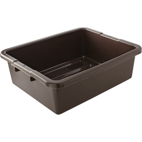 Contenant utilitaire sans compartiments, 7" ha x 21,5" p x 17" lo, Plastique, Brun Helyx Safety & Industrial Supplies
