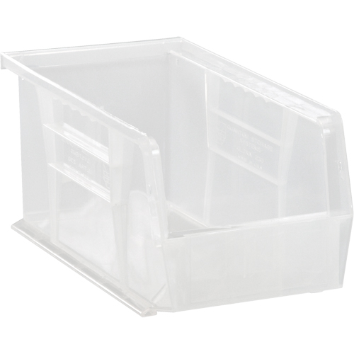 Clear-View Ultra Stack & Hang Bin, 5-1/2" W x 5" H x 10-7/8" D, Clear Helyx Safety & Industrial Supplies