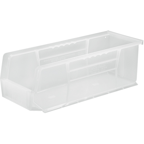Clear-View Ultra Stack & Hang Bin, 5-1/2" W x 5" H x 14-3/4" D, Clear Helyx Safety & Industrial Supplies