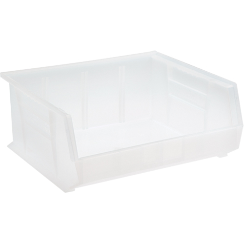 Clear-View Ultra Stack & Hang Bin, 16-1/2" W x 7" H x 14-3/4" D, Clear Helyx Safety & Industrial Supplies