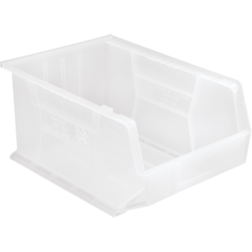 Clear-View Ultra Stack & Hang Bin, 11" W x 8" H x 16" D, Clear Helyx Safety & Industrial Supplies