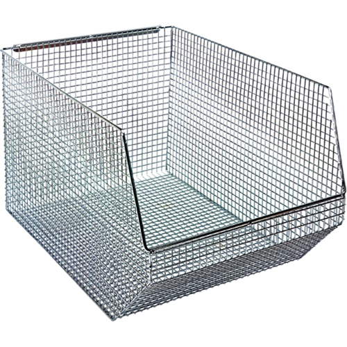 Bacs en fil m&eacute;tallique empilables et suspendables Helyx Safety & Industrial Supplies