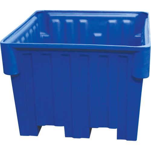 Nesting Forklift Bin, 42" W x 48" D x 30" H, Blue Helyx Safety & Industrial Supplies