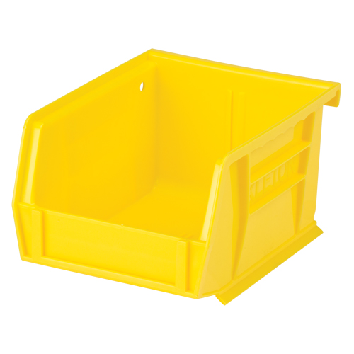 Stack & Hang Bin, 4-1/8" W x 3" H x 5-3/8" D, Yellow Helyx Safety & Industrial Supplies