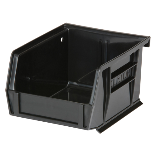 Stack & Hang Bin, 4-1/8" W x 3" H x 5-3/8" D, Black Helyx Safety & Industrial Supplies