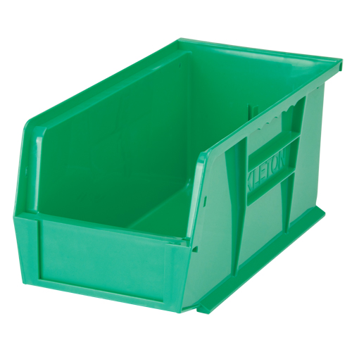 Stack & Hang Bin, 5-1/2" W x 5" H x 10-7/8" D, Green Helyx Safety & Industrial Supplies