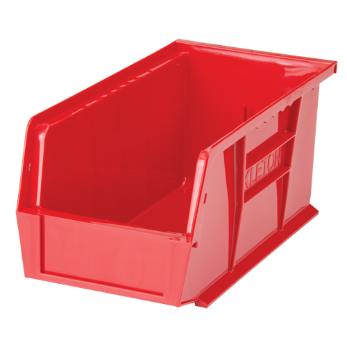 Stack & Hang Bin, 5-1/2" W x 5" H x 10-7/8" D, Red Helyx Safety & Industrial Supplies