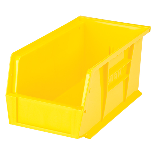 Bac empilable & &agrave; suspendre, 5-1/2" la, 5" h x 10-7/8" p, Jaune Helyx Safety & Industrial Supplies