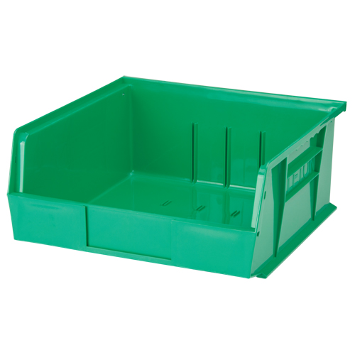 Stack & Hang Bin, 11" W x 5" H x 10-7/8" D, Green Helyx Safety & Industrial Supplies