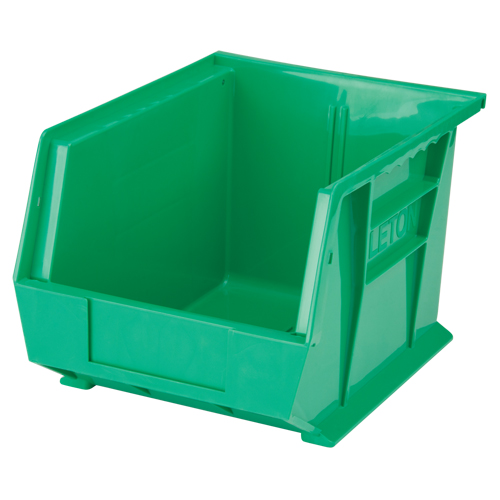 Bac empilable & &agrave; suspendre, 8-1/4" la, 7" h x 10-3/4" p, Vert Helyx Safety & Industrial Supplies