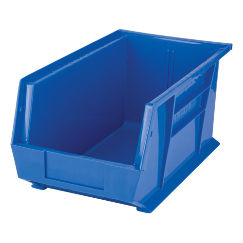 Stack & Hang Bin, 8-1/4" W x 7" H x 14-3/4" D, Blue Helyx Safety & Industrial Supplies