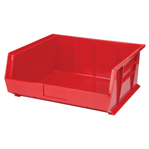 Stack & Hang Bin, 16-1/2" W x 7" H x 14-3/4" D, Red Helyx Safety & Industrial Supplies