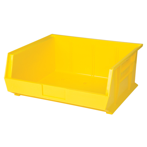 Bac empilable & &agrave; suspendre, 16-1/2" la, 7" h x 14-3/4" p, Jaune Helyx Safety & Industrial Supplies