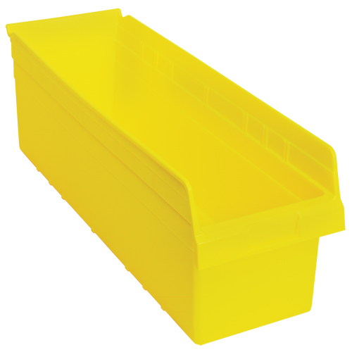Bacs pour &eacute;tag&egrave;re Store-Max, 8-3/8" la x 8" H x 23-5/8" p, Jaune, Capacit&eacute; 68 lb Helyx Safety & Industrial Supplies